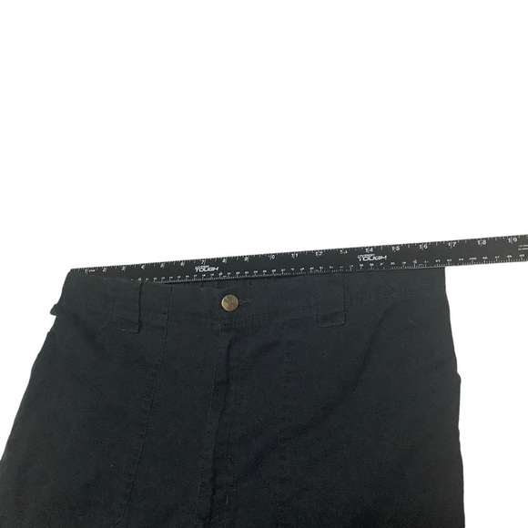 Carhartt Ripstop Boot Cut 8-Pocket Cargo Scrub Pant Sz Medium Black - Picture 6 of 10